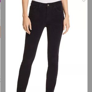 NWT DL1961 Farrow High Rise Corduroy Skinny Jeans Night Sky Size 26